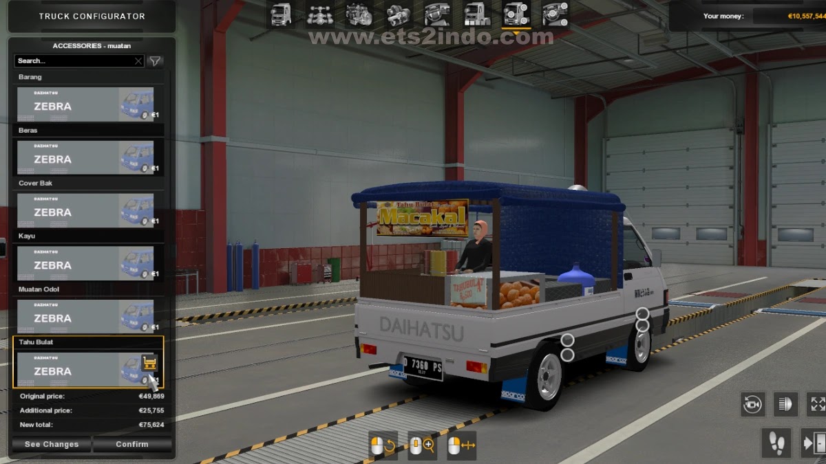 Daihatsu Zebra 1.3 Reborn ETS2 1.40-1.46 Daihatsu Zebra 1.3 Reborn ETS2 1.40-1.46